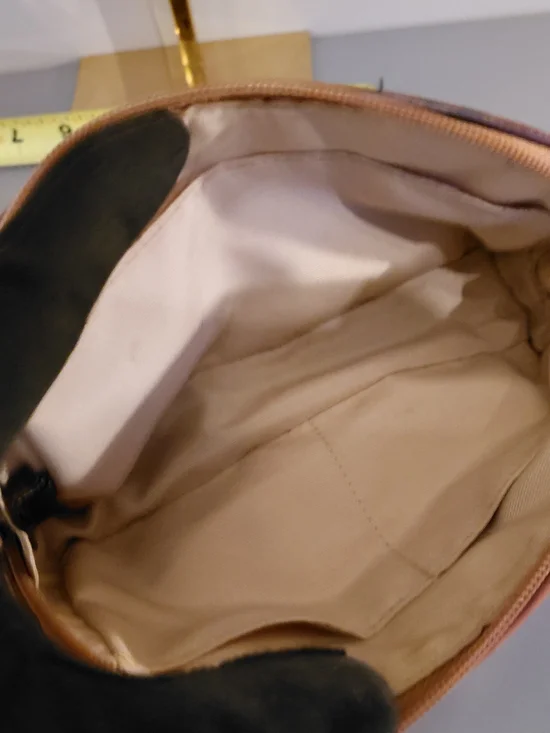 Coach Cosmetic Signature Print Pouch - White/Pastel Multicolored - Picture 5 of 6